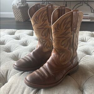Ariat‎ Men’s 8D Brown Leather Cowboy Boots